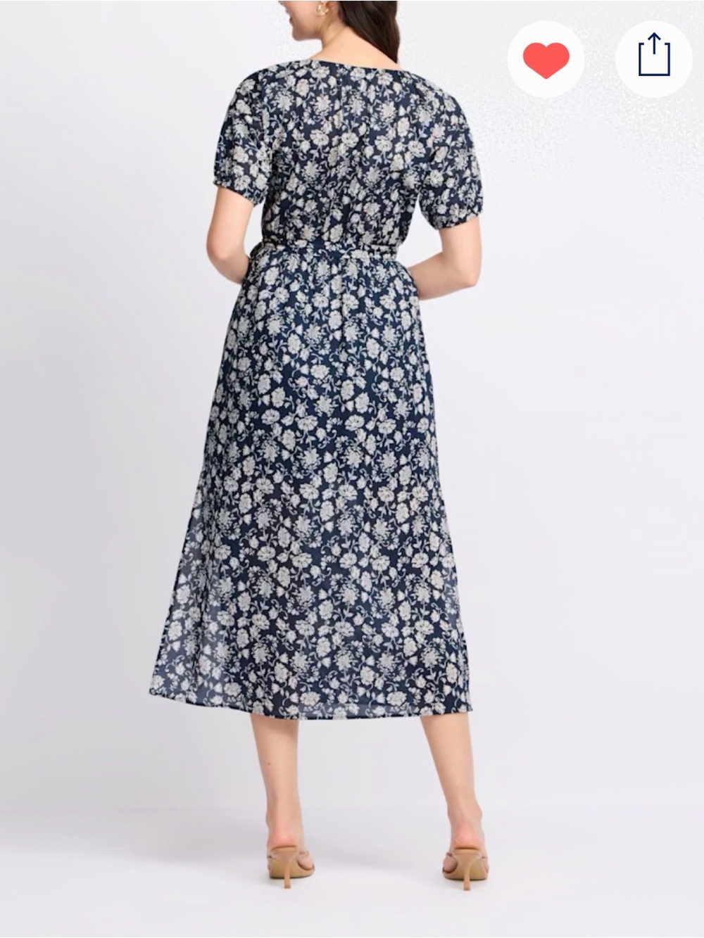 Daniel Rainn Flora Short Sleeve Maxi Dress - Picture 2 of 5